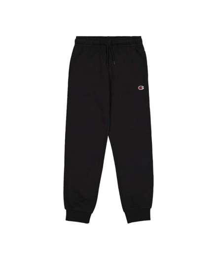 Pantalons Champion Homme Pantalon à bords-côtes noir Pantalons Champion Homme Pantalon à bords-côtes noir