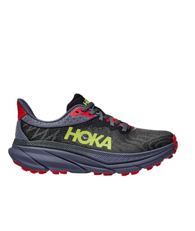 Chaussures Trail De Hoka Challenger 7 Obsidian/Anchor Femme