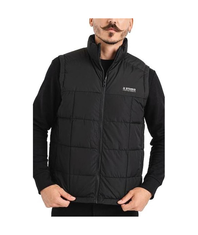 Chaleco Jack and Jones Jjben Square Bodywarmer Hombre Black