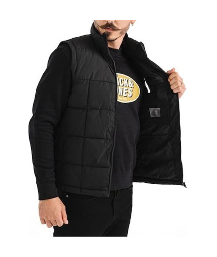 Gilet Homme Jack and Jones Jjben Square Bodywarmer Noir 2