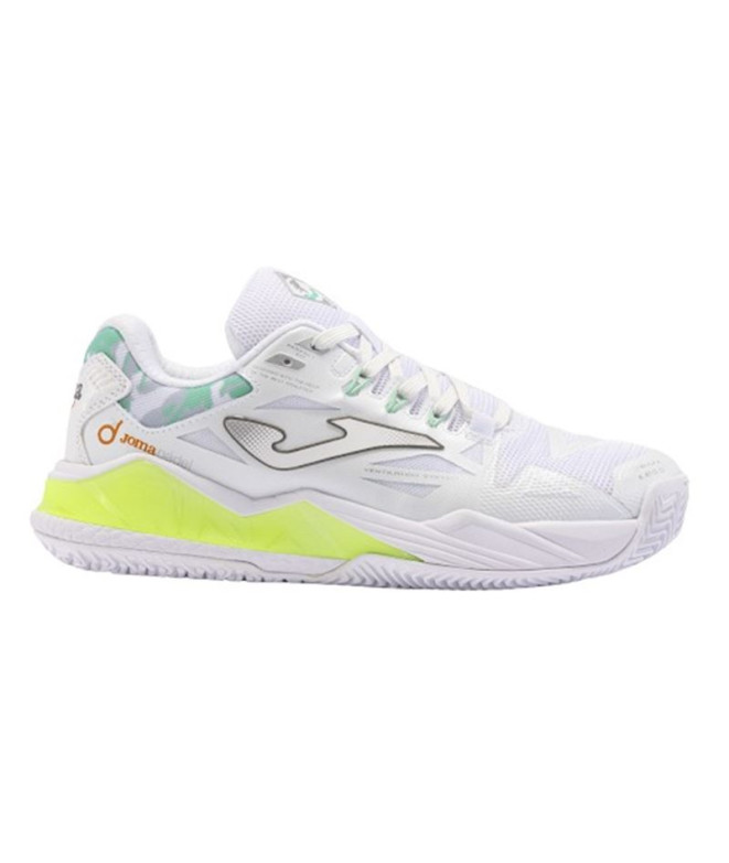 Sapatilhas Joma Mulher Spin 2402 Branco Verde