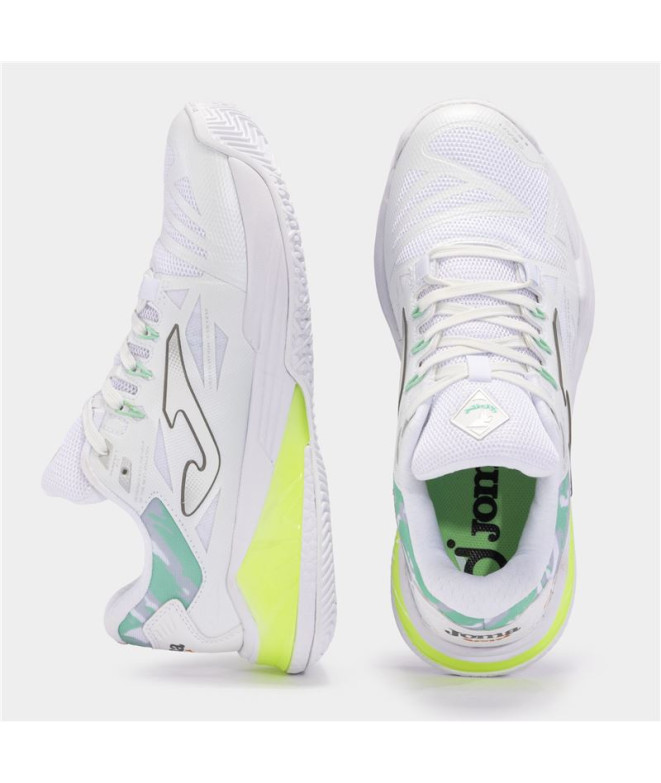 Zapatillas Joma Spin 2402 Mujer Blanco Verde