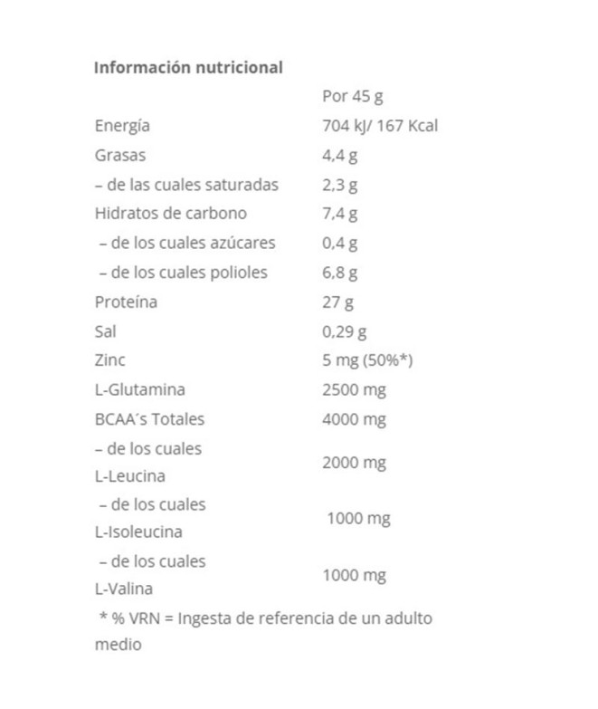 Barrita Weider 60% Protein Bar Vainilla -Caramel