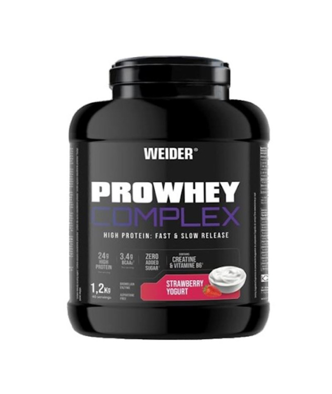 Pro Whey Complex Weider Fraise-Yoghourt 1,2 Kg