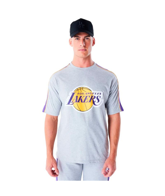 Camiseta New Era Painel Nba Os La Lakers Hgrtrp Homem