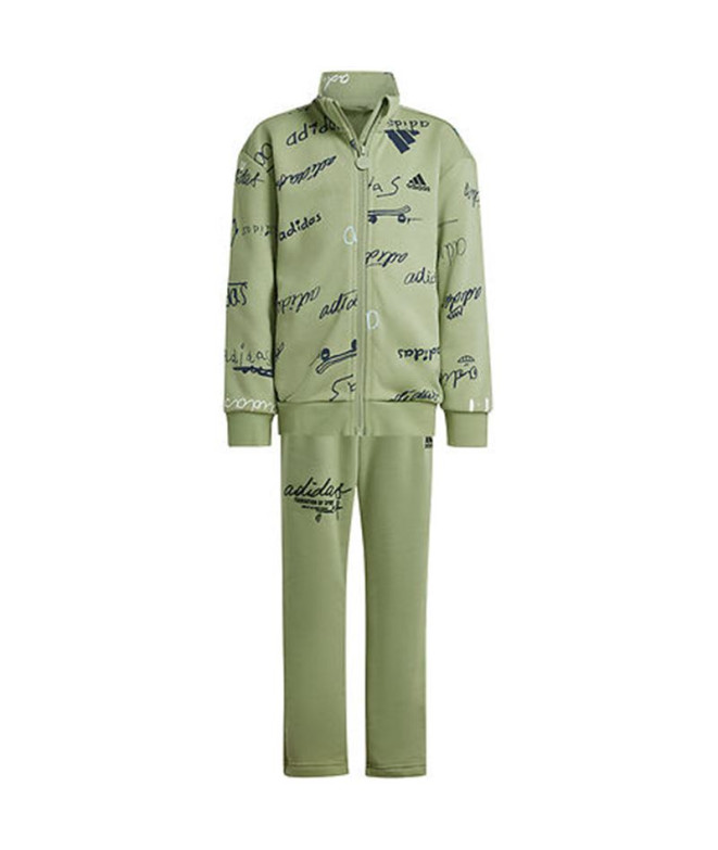 Chándal adidas Brand Love Little Infantil Verde