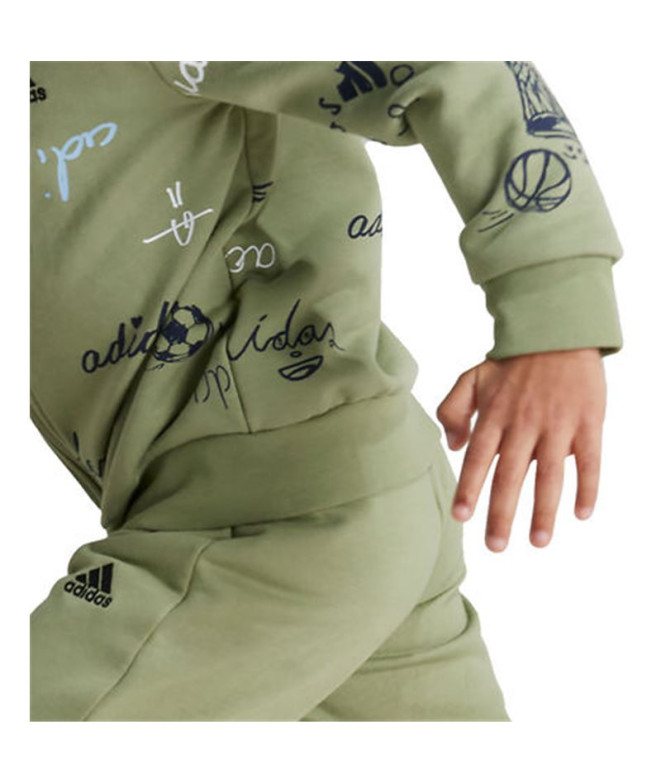 Survêtement adidas Enfant Marque Love Little Green