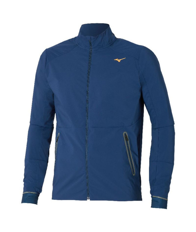 Casaco Running Mizuno Homem by Premium Warm Jacket Azul-marinho