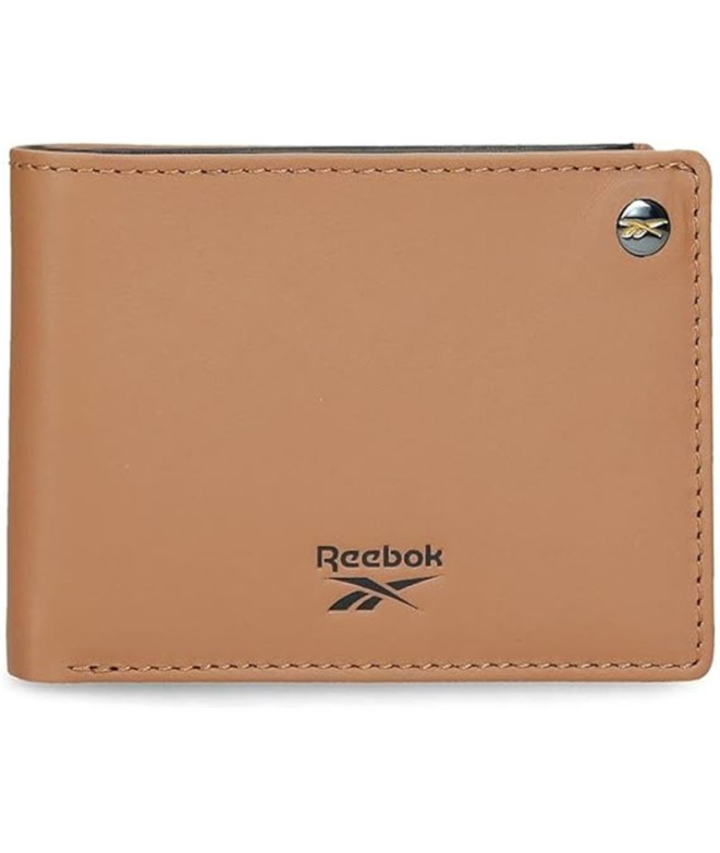 Carteira Reebok Switch Couro Taupe