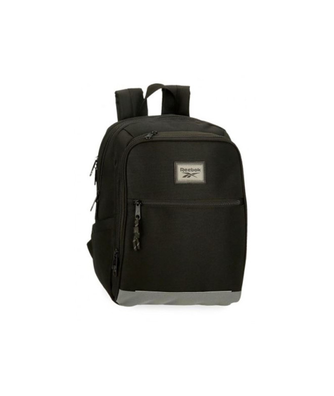 Mochila Reebok Suporte para computador dexter Dois compartimentos 37 cm Preto Preto