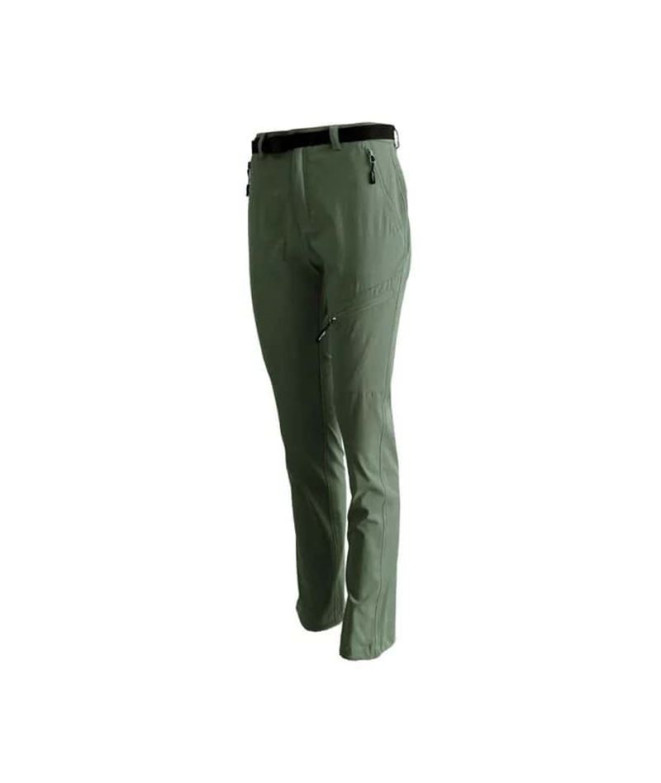 Pantalons Joluvi Femme Soft4Desm Vert olive