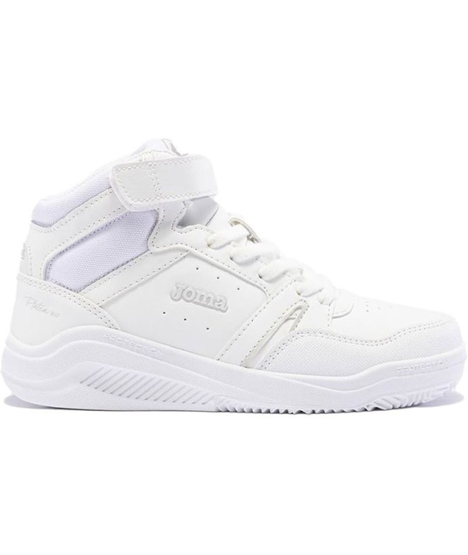 Chaussures Joma Platea Mid 2402 Blanc Enfant