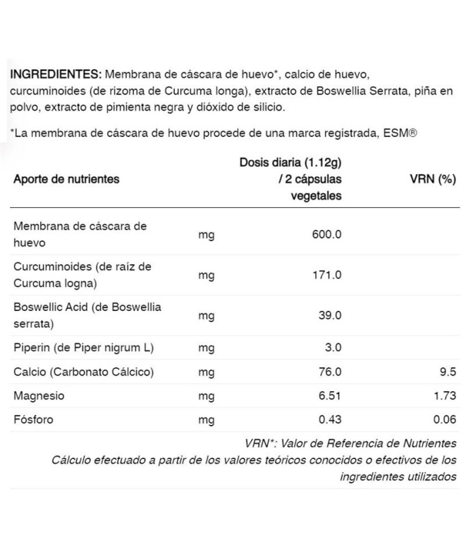 226ERS Suplemento desportivo Coll-Egg Shell...