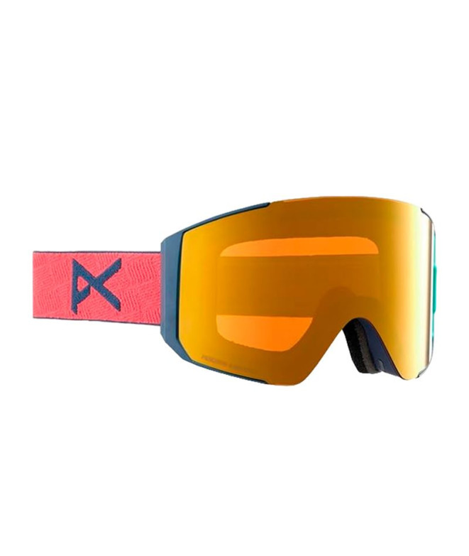 Gafas de Ski et Snow Anon Sync Black/Perceive Sunny Red Homme