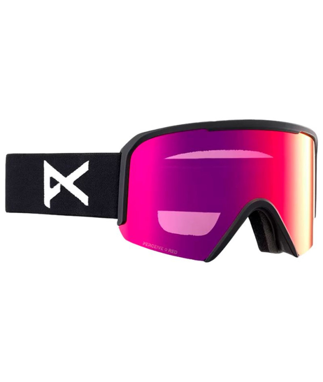 Gafas de Esquí Y Snow Anon Nesa Negro/Prcv Sun Rojo