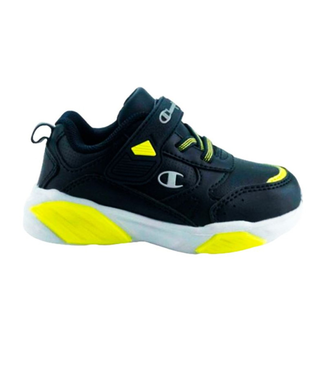 Zapatillas Champion Wave Pu B Ps Low Cut  Infantil Nny/Lime