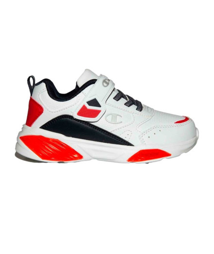 Sapatilhas Champion Infantil Wave Pu Pu B Ps Low Cut Branco