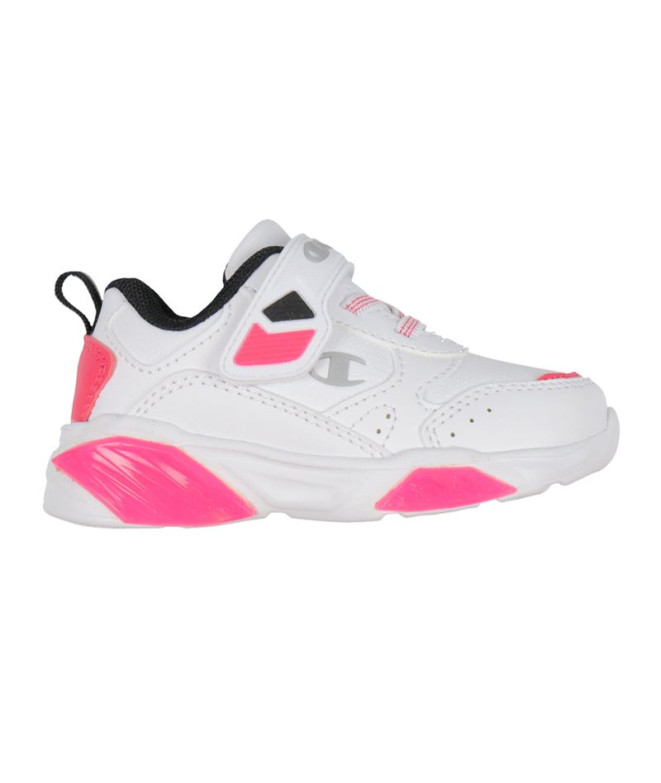 Zapatillas Champion Wave Pu G Td Low Cut  Infantil Blanco