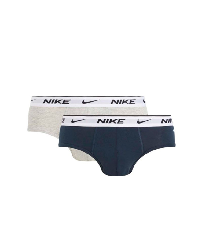 Cuecas Nike Homem Cueca 2pk Marinha/Cinza