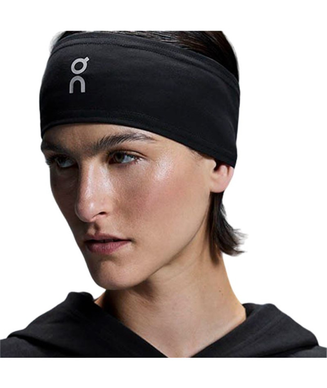 Fita de PeloRunning da On Core Headband Preto