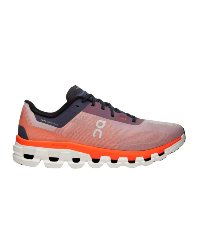 Zapatillas de Running On Running Cloudflow 4 Hombre Quartz | Flame