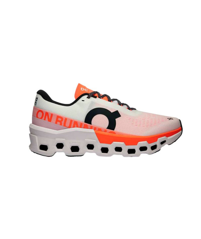 Zapatillas de Running On Running Cloudmonster 2 Hombre Blanco | Flame