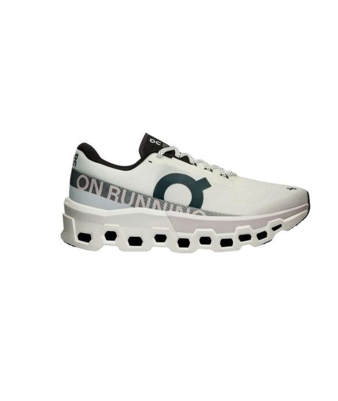 Chaussures Running Running Femme de On Cloudmonster 2 White | Frost