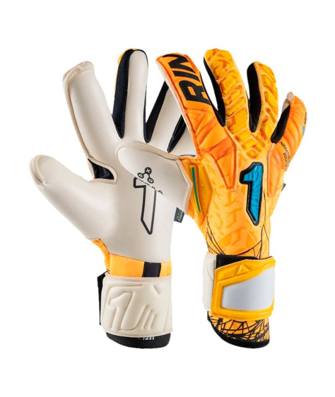 Guantes de portero Rinat Egotiko Vengador Pro Naranja/Blanco