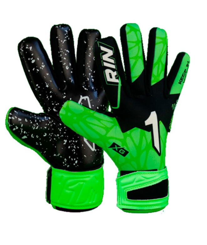 Luvas de portero Rinat Xtreme Guard Dominius Ace Verde/Preto