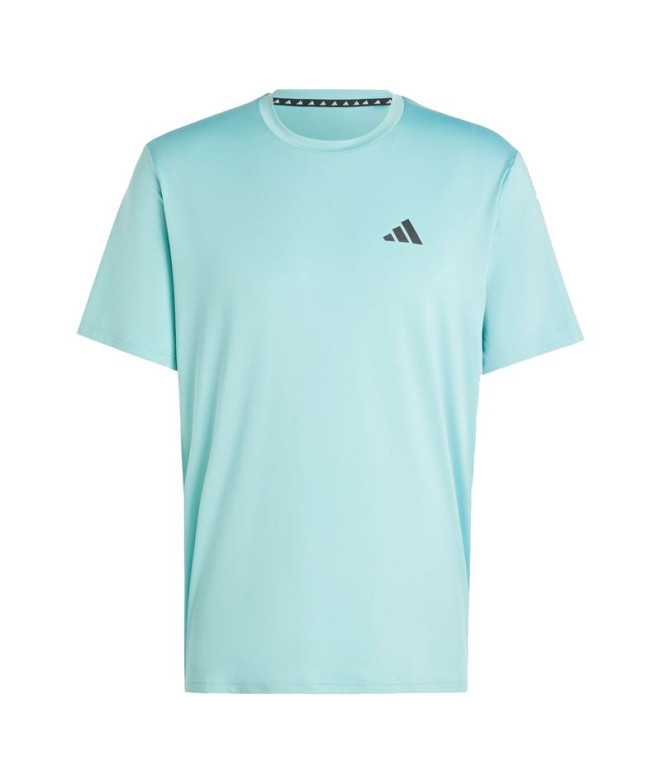 Camiseta Fitness adidas Homem por Train Essentials Stretch Training Blue