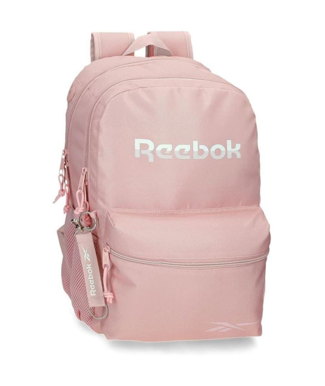 Mochila Reebok Glen escolar com duas divisões cor-de-rosa