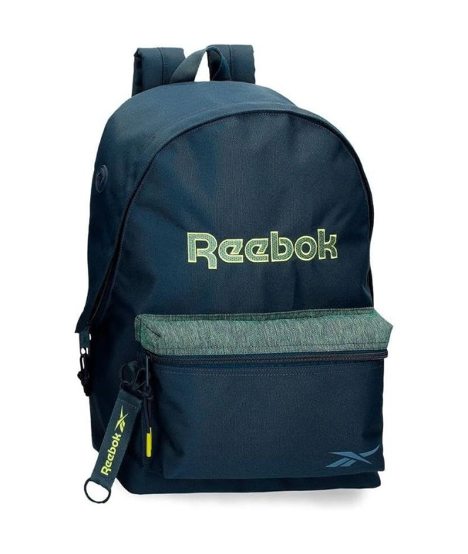 Mochila Reebok Escola Summerville 44 cm Azul marinho