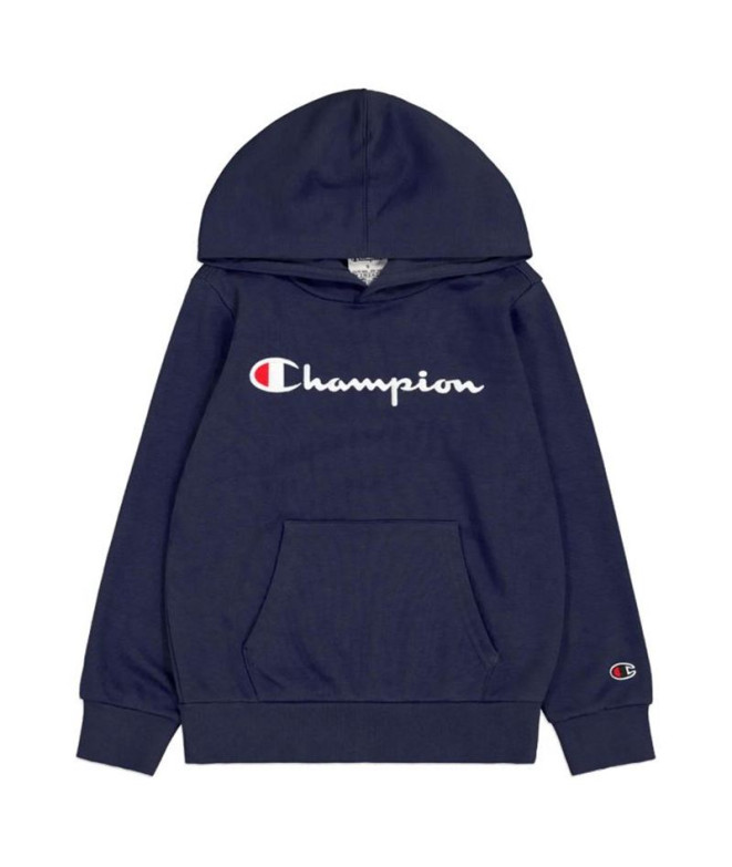 Moletom Champion Homem Sweatshirt com capuz azul-marinho