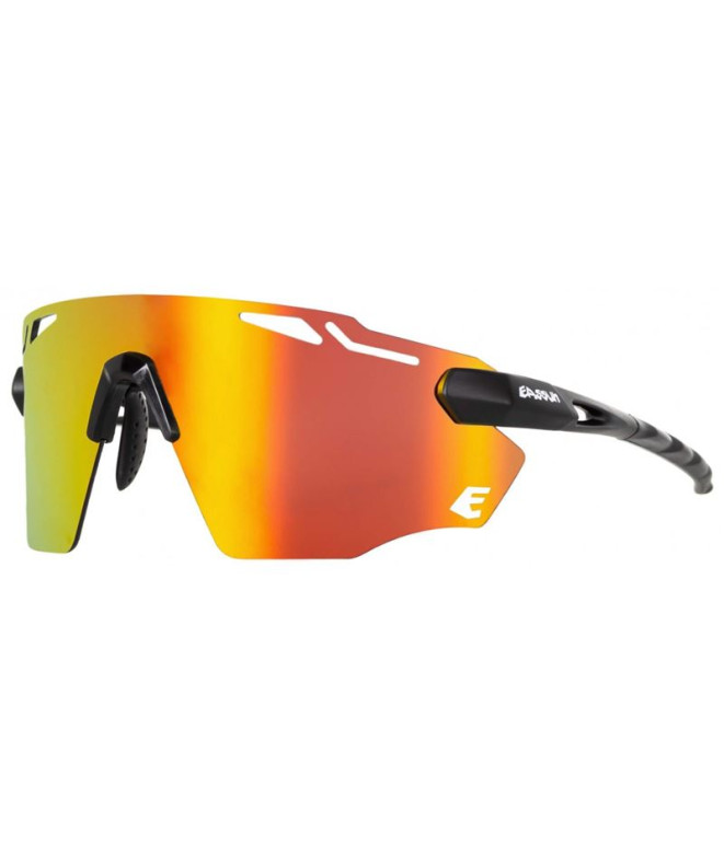 Gafas de sol de running Easun Fartlek Matt black frame/red revo
