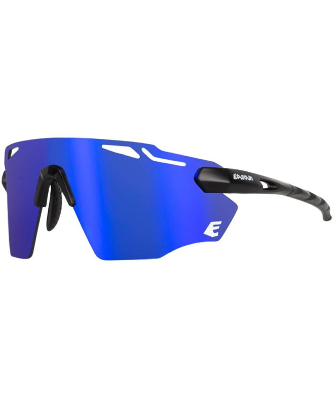 Lunettes de soleil running de Easun Fartlek Matt black frame/blue revo