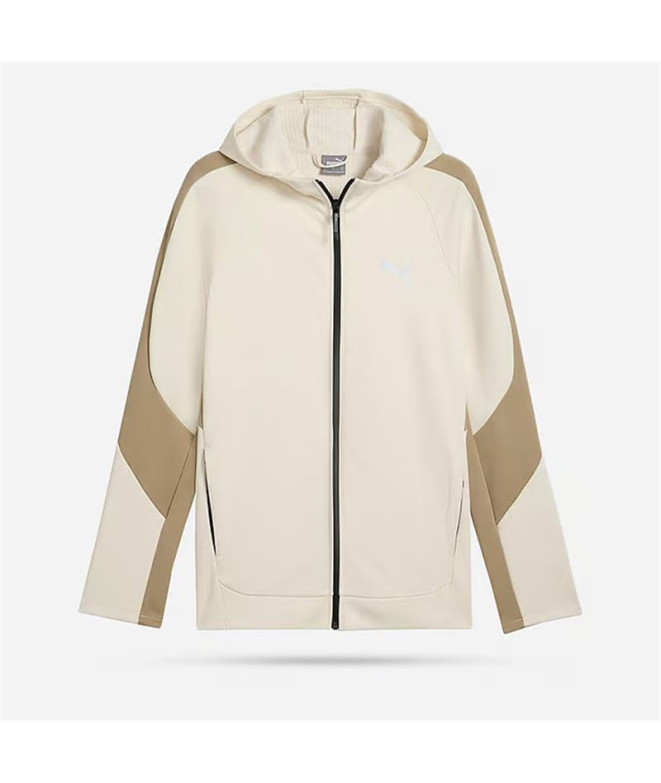 Veste Décontracté Homme by Puma Evostripe Warm Full-Zip Hoodie Dk Alpine Snow