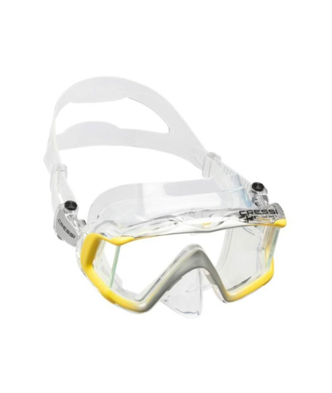 Masque Cressi Liberty clair/jaune