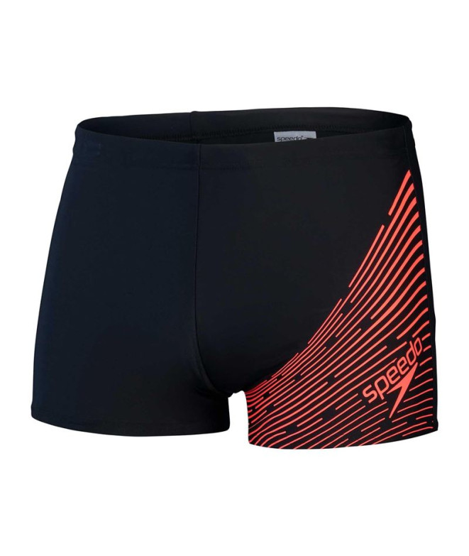 Maillot de bain Natation Speedo Homme from Medley Logo Aquashort Black/ Red