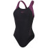 Fato de banho Natação Speedo Mulher de Hyperboom Splice Racerback Preto/Púrpura