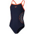 Fato de banho Natação Speedo Menina por Plastisol Placement Thinstrap Muscleback Marine