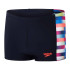 Bañador de Natación Speedo Niño Digital Panel Aquashort Azul Marino/ Rojo