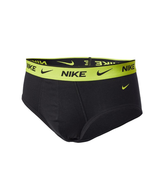 Slip Nike Homme Slip 3pk Noir/Gris