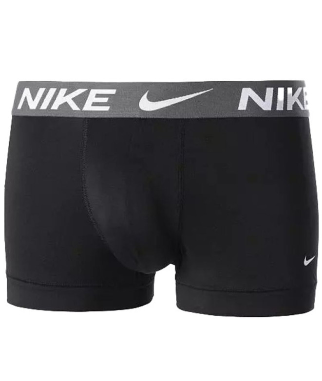 Slip Nike Homme Tronc 3pk Noir/Gris
