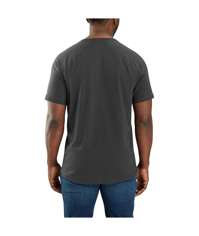 Camiseta Carhartt Force Flex Pocket Homem Carbon