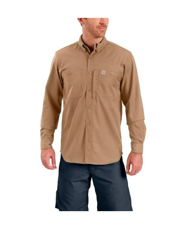 Camiseta Homem Carhartt Rugged Prof Khaki