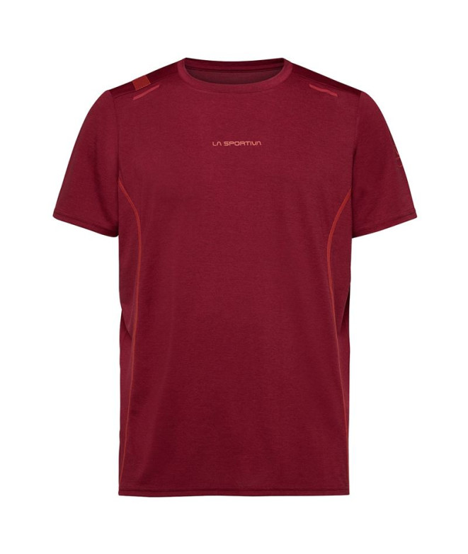 Camiseta De Trail La Sportiva Tracer Hombre Sangria