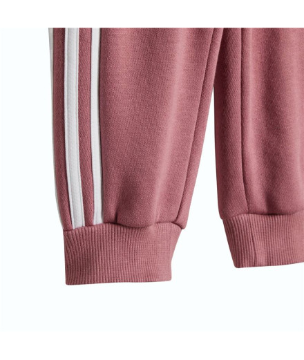 Fato de treino Infantil Adidas Essentials 3-Stripes Rosa 2