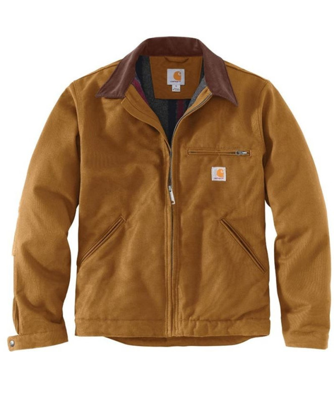 Chaqueta Carhartt Duck Detroit  Hombre Marrón