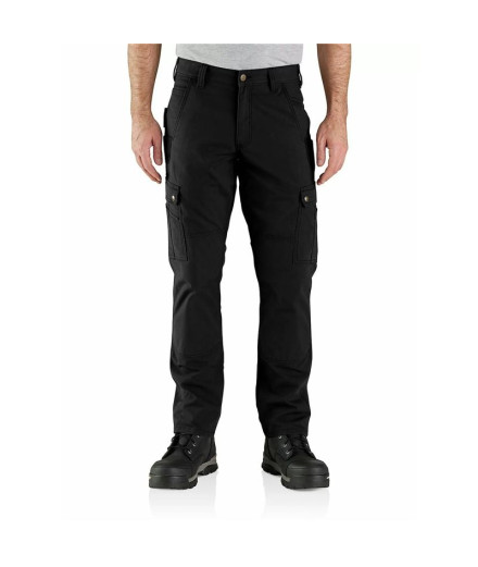 Pantalon Carhartt Relaxed Ripstop Cargo Work Homme Noir