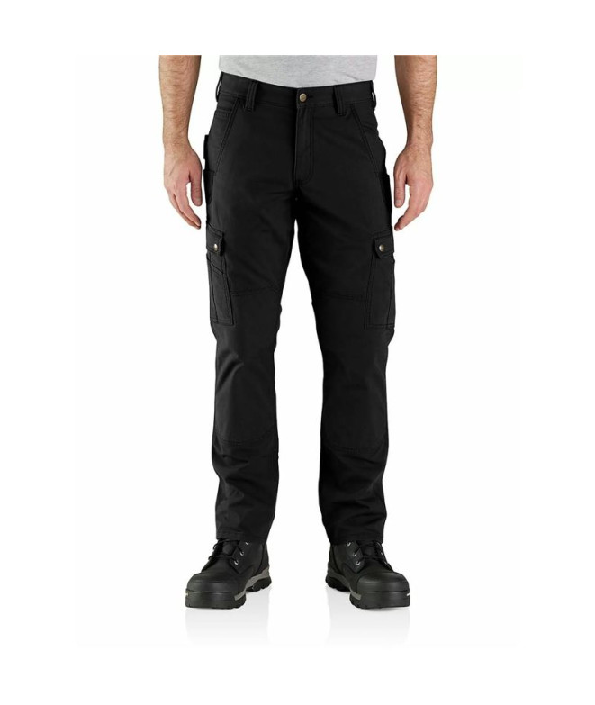 Calça Homem Carhartt Relaxed Ripstop Cargo Work Preto